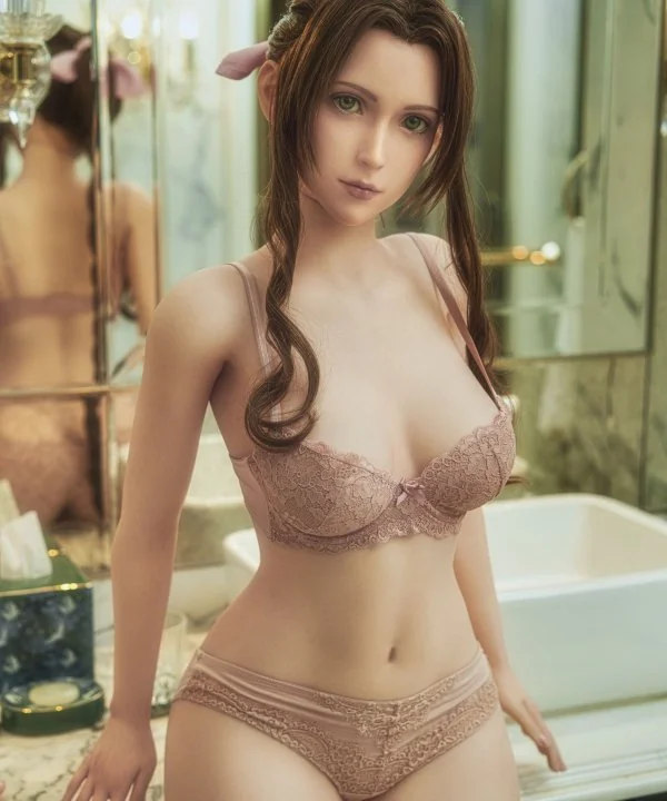 Aerith Sex Doll 167CM D Cup (Bathroom Version) from Final Fantasy