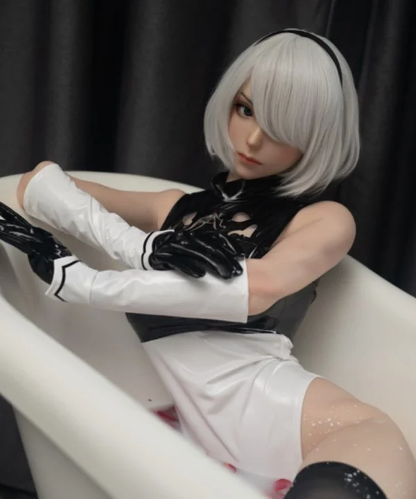 2B's One-piece Leather Suit