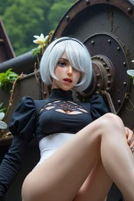 YoRHa No.2 Type B Sex Doll 171CM G Cup (Sheer black tulle) from NieR:Automata