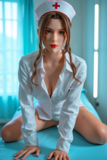 Aerith Sex Doll 168CM E Cup (Nurse White Shirt) from Final Fantasy