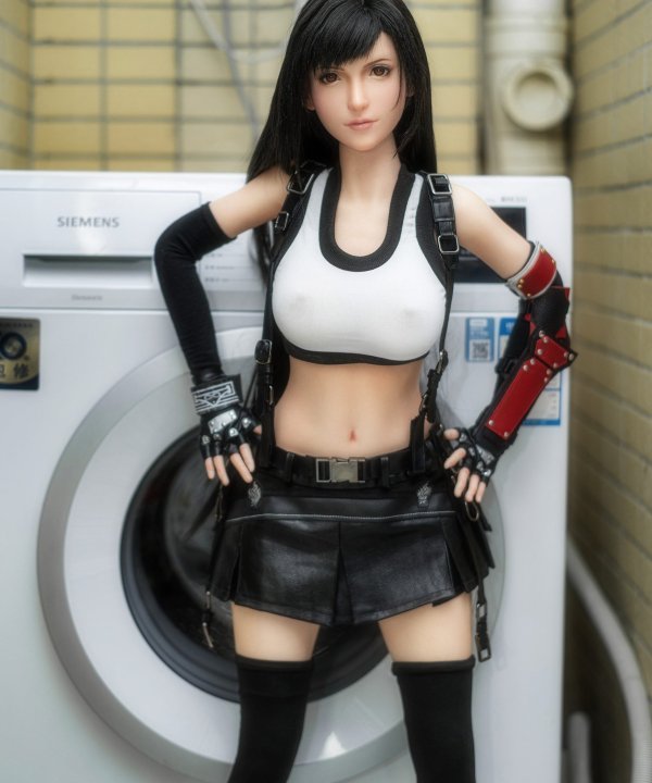 EU In stock Tifa M SIZE A Cup Silicone Doll with Defects #D-DEF-GL-024