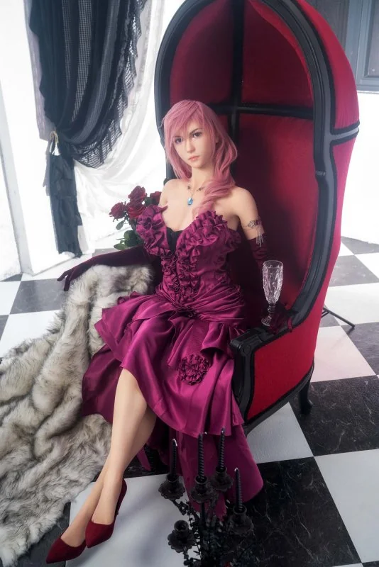 Lightning’s Purple formal dress outfit
