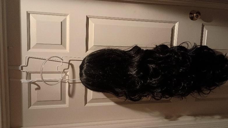 Door wig storage setup
