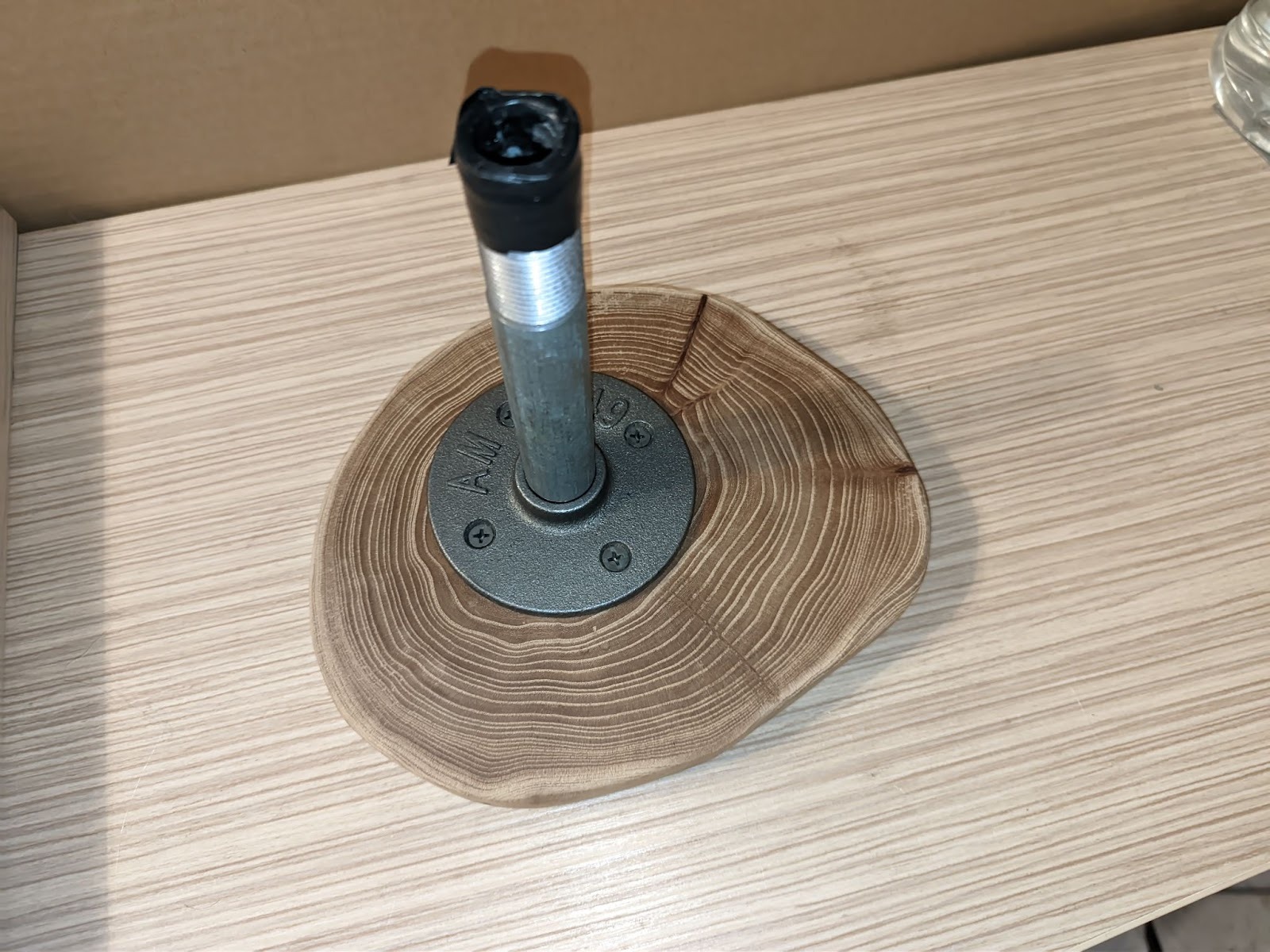 Head stand assembly in progress