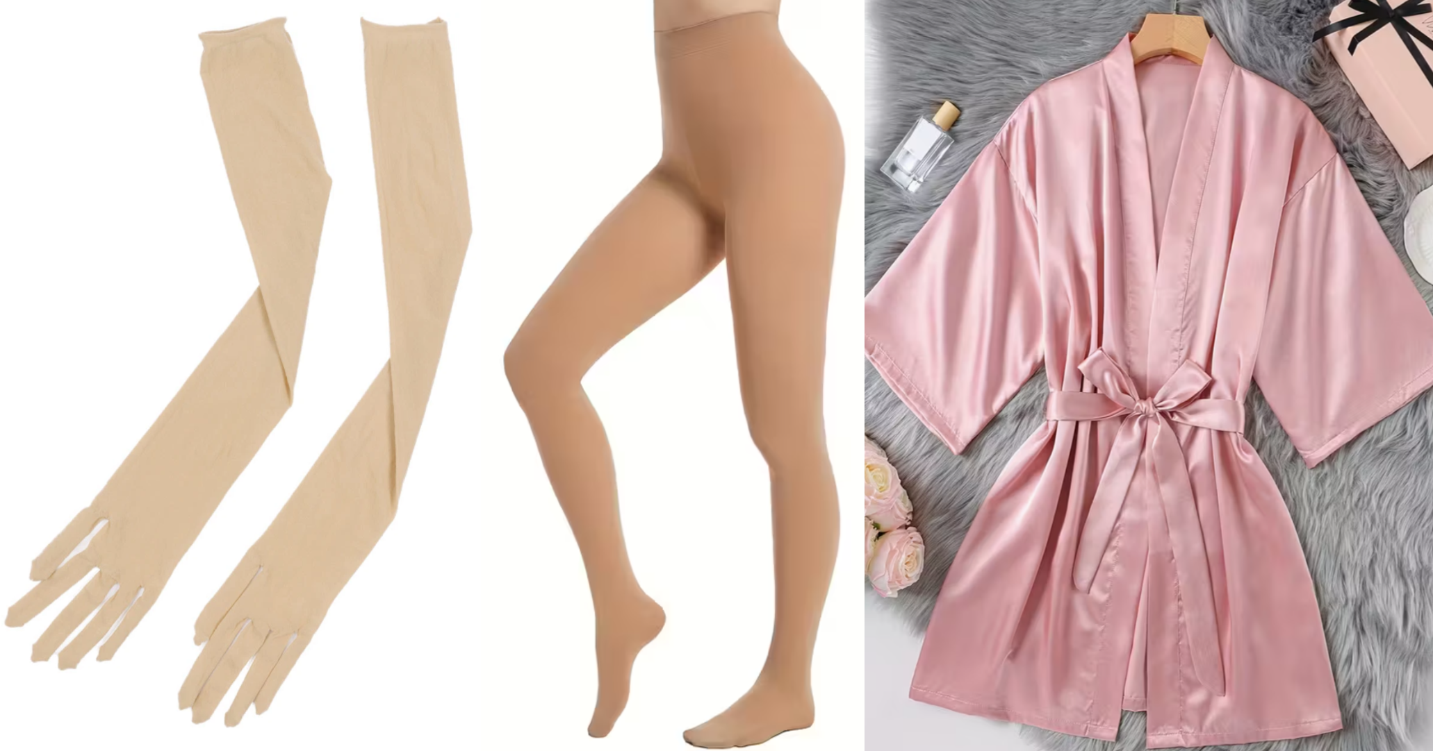 Pantyhose and arm gloves