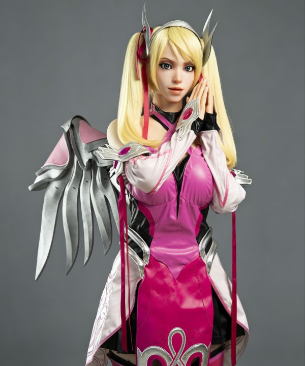 Mercy Sex Doll 171CM  G Cup (Movable Jaw Version) From Overwatch
