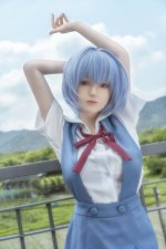 US In stock Rei Ayanami Silicone Doll with Defects #U-DEF-GL-304 4