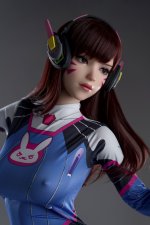 US In stock D.Va Silicone Doll with Defects #U-DEF-GL-306 6