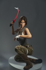 US In stock Lara Croft Silicone Doll with Defects #U-DEF-GL-309 8