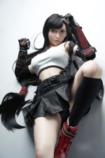 US In stock Tifa Silicone Doll with Defects #U-DEF-GL-301 8