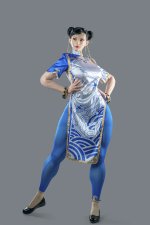 US In stock Chun-Li Silicone Doll with Defects #U-DEF-GL-300 9